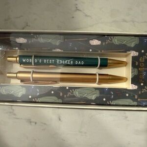 Fringe Studio Fathers Day Men’s Green and Gold Pen Duo